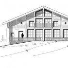 foto 9: ontwerp nieuw te bouwen ski-lodge